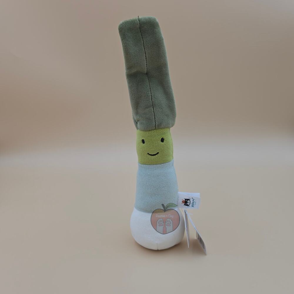 Jellycat Vivacious Vegetable Leek - AUTHENTIC - NEW WITH TAGS